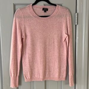 J Crew pink cashmere sweater size small